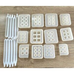 Clear UV Resin Silicone Bead and Pen Making Molds